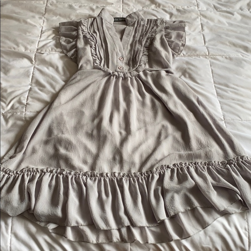 Light gray summer dress